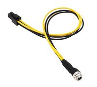 Cable de alimentación DC5521 a 4 pines para placa base de computadora, 4 pines, cable conector externo de 18 AWG