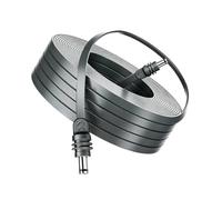 Cable de alimentación DC5521 con extremos CC de 5,5 x 2,1 mm, 5 metros | Forma de conector definida de 5,5 x 2,1 mm, construcción de cable de 18 AWG, forma de perfil bajo para rutas de apertura de