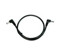 Cable de alimentación DC5521 de 50/150/300 cm, 5,5 x 2,1 mm macho a conectores macho de 5,5 x 2,1 mm, cable de extensión doblado de 90°