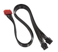 Cable de alimentación de 12 pines a dos Pcie de 8 pines (6 + 2 pines) para cable de línea de tarjeta gráfica Enermax para cable de módulo de alimentación Enermax de 12 P a 2 x 6+2P 18 AWG cable de