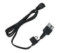 Cable de alimentación de 12 V CC para conectores serie SB50 - 16 AWG, 2 m, clasificación 50A, protegido por fusible (reemplazable de 15 A), compatible con