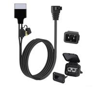 Cable de alimentación de 12 V CC para refrigerador eléctrico RV 16 AWG, 2 m, 50 A, para conectores de la serie Anderson SB50