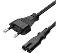 Cable de alimentación de 2 clavijas de 1,5 m compatible con Microsoft Surface Go/portátil/book, Surface Pro 1/2/3/4/5/6/7/x, HP Envy, Canon Pixma