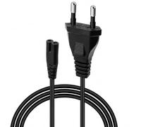 Cable de alimentación de 2 pines con enchufe europeo C7 para JBL PartyBox | Cable de alimentación universal para JBL PartyBox PS5 PS4 PS3 Xbox One S/X, TV, monitor, impresora, altavoz