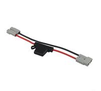 Cable de alimentación de 30 cm 8 AWG con fusible MAXI de 50 A para aplicaciones automotrices que requieren suministro de energía CC estable de alta corriente