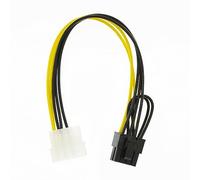 Cable de alimentación de 4 pines Molex a 8 pines (6+2 pines) para tarjeta de video GPU de 8.6 pulgadas