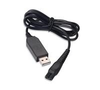 Cable de alimentación de 5V for afeitadora, Compatible con Philips, Oneblade QP2520 A00390, portátil, antienredos, repuesto, viaje