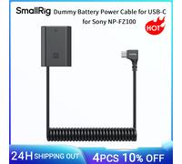 Cable de alimentación de batería simulada SmallRig para USB-C para Sony NP-FZ100 para Sony ZV-E1/A7 IV/A7 V /A7C II/A7R IV /A7R V /A6700/FX30 -6539