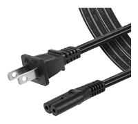 Cable de alimentación de CA de 15 pies y 2 clavijas compatible con televisores Samsung 24 32 40 43 48 49 50 55 60 65 75 LCD HD Smart 4K,