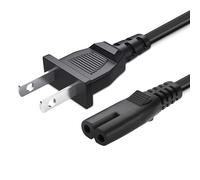 Cable de alimentación de CA de 2 clavijas apto para ONN. 100008736, compatible con el altavoz Bluetooth JBL PartyBox100 200 300 1000 310 710
