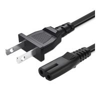 Cable de alimentación de CA de 2 clavijas compatible con Samsung UN40UN43UN48UN49UN50UN55UN60UN65UN70UN75UN78Series4k Smart TV P/N