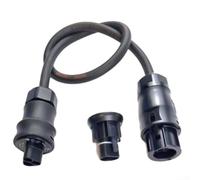 Cable de alimentación de CA de 3 pines para inversor Betteri BC01 con terminación Schuko y Wieland H07RN-F, resistente al aceite, clasificación de conductor 90C (5 metros)