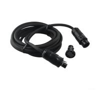 Cable de alimentación de CA de 3 pines para inversor Betteri BC01 con terminación Schuko y Wieland H07RN-F, resistente al aceite, clasificación de conductor 90C (0,5 metros)