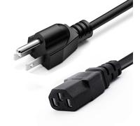 Cable de alimentación de CA universal de 3 clavijas de repuesto para cintas de correr elípticas Horizon Fitness, Super Fit, cintas de correr BowFlex, suela, Goplus, placa de vibración