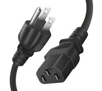 Cable de alimentación de CA universal de 3 clavijas para computadora, TV, monitor, caminadoras de caminata, cinta de correr Goplus Yagud Superun, máquina de ejercicio de placa de vibración, cintas