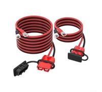Cable de alimentación de cabrestante con conector de desconexión rápida de 175 A, cable de cobre de 4 AWG para un rendimiento fiable (4 AWG)