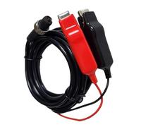 Cable de alimentación de carrete de pesca de 2 pines de 3 metros con conexión de clip segura para 500, S500, S500J, 500MT, 500J, 400, S400, línea de transmisión