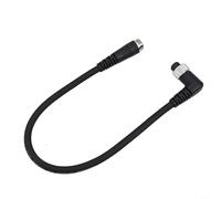 Cable de alimentación de carrete de pesca eléctrico de 1,5 mm², codo de cobre de PVC, conector de 2 agujeros para Daiwa pieza de reparación compatible para múltiples modelos de carrete (0,45 m)