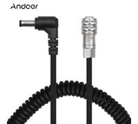 Cable de alimentación de CC con bloqueo para videocámara Andoer Blackmagic Pocket Cinema Camera 4K (BMPCC