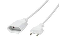 Cable De Alimentación, De Extensión € / M De Euros/M, 2,0 M, Blanco