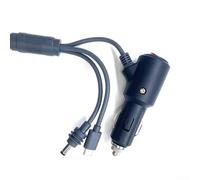 Cable de alimentación de interruptor CC para Starlink para Mini con triple interfaz USB C conector de cabeza redonda y enchufe de coche compatible con varios tipos de vehículos (300 cm)