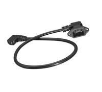 Cable de alimentación de Montaje en Panel C13 a C14 90 Grados IEC 320 C13 a C14 Macho Cable de extensión de Fuente de alimentación para Monitor Cable Industrial