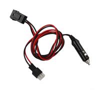 Cable de alimentación de onda corta fusible de 1,5 m 30 A para Yaesu FT-857D, FT-897D, IC-725A, IC-706 - Resistente a altas temperaturas 1015-12AWG con enchufe de baquelita, alambre de cobre estañado