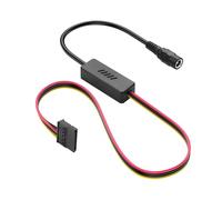 Cable de alimentación de SinLoon DC5525 a SATA IDE para disco duro con conector DC de 5,5x2,5 mm hembra a SATA hembra con regulador de voltaje de reducción (1 a 1)