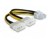 Cable de alimentación DeLOCK PCI Express 8 pines a 2x 4 pines 5.25"