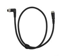 Cable de alimentación eléctrico para codo Daiwa de 2 pines - Alimentación de CA con alambre de cobre negro 1 m de longitud (1 m)