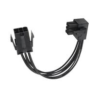 Cable de alimentación en ángulo de instalación rápida de 6 pines para tarjetas gráficas con conector en forma de L para una gestión ordenada de GPU en forma de L