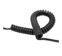 Cable de alimentación en Espiral, Cable de expansión Espiral de 7 núcleos, Calibre 22 AWG, de 1 a 10 Metros, con Resorte Cuadrado de 0,3 mm.(Stretch 2 Meter)