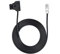 Cable de Alimentación en Espiral D Tap a 4K Cable de Alimentación D Tap a 4K para Cámara Blackmagic Pocket Cinema 4K y Soporte Gold Mount V B (1,5 m)