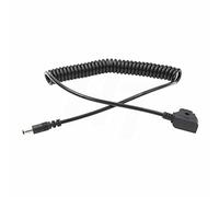 Cable de alimentación en espiral para monitor de cámara, barril de 5,5 x 2,5 mm, para Blackmagic BMCC DSLR