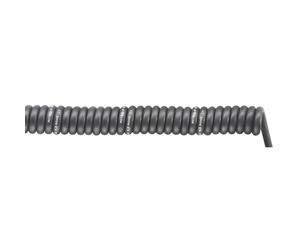 Cable De Alimentación En Espiral PUR H07BQ-F 3G1.5 2M-6M Negro - 70002753
