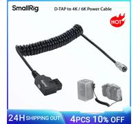 Cable de alimentación en espiral SmallRig D-TAP a 4K/6K para cámara Blackmagic Pocket Cinema 4K/6K para batería de montaje en V Gold 4761
