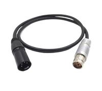 Cable de alimentación for cámara AR~I AL~XA XT SXT, plus, línea for, enchufe hembra 2 pines a macho XLR 4(30cm)