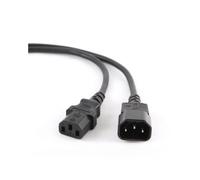 Gembird Cable de alimentación PC-189 C13 a C14 1,8 m Negro
