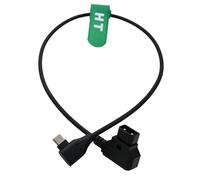 Cable de alimentación HangTon 14.8V para motor DJI Focus Pro, transmisión SDR RX TX, motor de enfoque inalámbrico Tilta Nucleus Nano II, D-tap a USB tipo C en ángulo de 45 cm