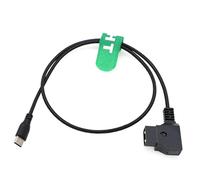 Cable de alimentación HangTon D-tap a USB tipo C 14.8V 61 cm para batería V-Mount de motor de enfoque inalámbrico Tilta Nucleus Nano II