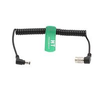 Cable de alimentación Hirose en ángulo descendente de 4 pines a CC para dispositivos de sonido Zaxcom ZOOM F4 F8 664
