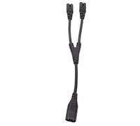 Cable De Alimentación IEC 320 C8 A C7 Dual, Figura 8 Adaptador Macho A Hembra Doble Cable De Alimentación De CA De 1 Entrada Y 2 Salidas Cable De Alimentación Dividido IEC 320 C8 A C7 Dual Y