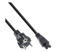 Cable de alimentación InLine® para portátil, conector de 3 patillas, negro, 1,8 m