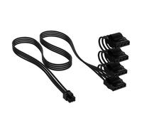 Cable de alimentación interna Corsair CP-8920456 4 x SATA 0,75 m negro