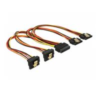 Cable de alimentación interna DeLOCK 0,3 m 4x SATA a 1x SATA