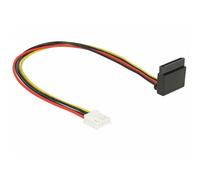 Cable de alimentación interna DeLOCK 0,3 m SATA 15 pines a Floppy 4 pines