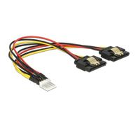 Cable de alimentación interna DeLOCK 85236 0,2 m Cable Y