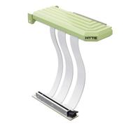 Cable de alimentación interna Hyte PCIe 5.0 Hyper Riser 16 pines 20 cm blanco y verde