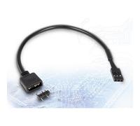 Cable de alimentación interna Inter-Tech 88885550 3 pines 0,2 m negro