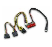 Cable de alimentación interna Inter-Tech ATX 20-pin a SATA 15-pin + Molex 4-pin